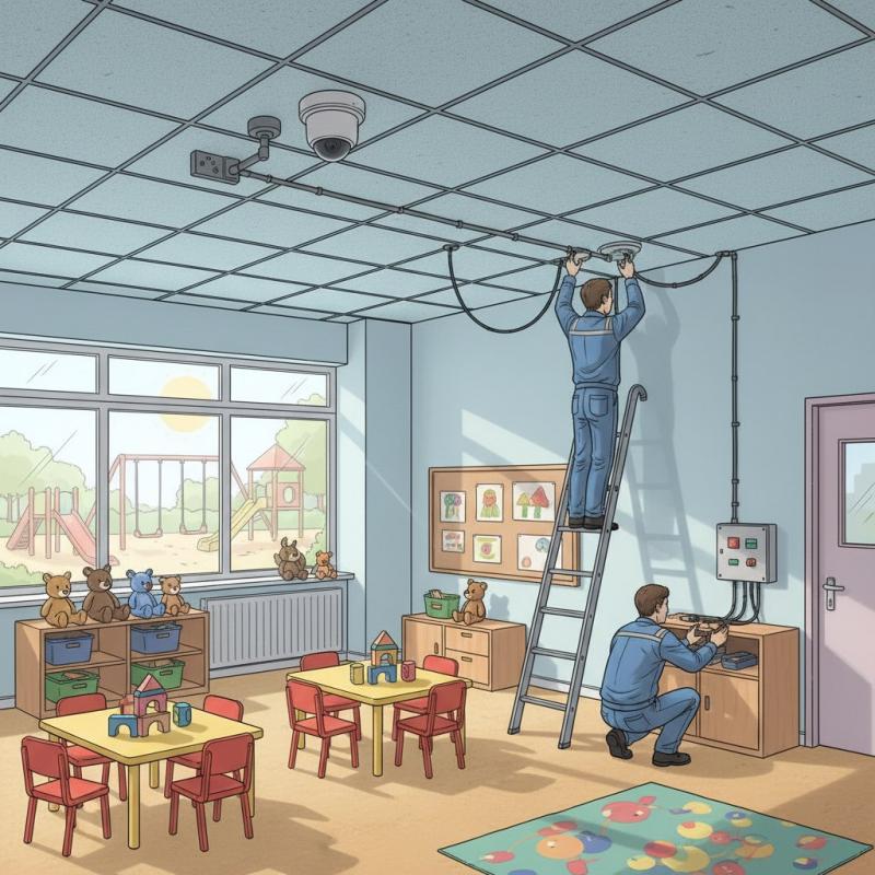 Установить видеонаблюдение в детском саду заказать в Тобольске, цена, интернет магазин cameralook