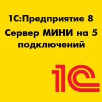 1С:Предприятие 8.3. Сервер МИНИ на 5 подключений. Электронная поставка.